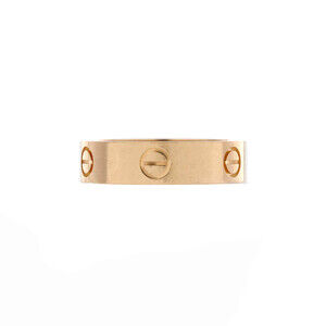 Cartier Love Band Ring 18K Yellow Gold